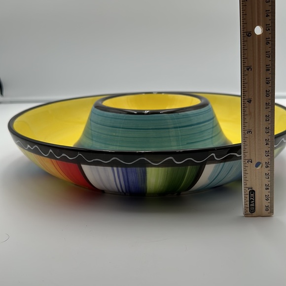 Certified International Nancy Green Large Sombero Dipping Server - Picture 15 of 16